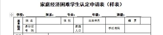 家庭经济困难学生认定申请表咋填,经济困难学生认定申请表填写方法