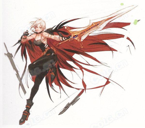 DNF：飒爽英姿，女鬼剑隐藏画稿鉴赏