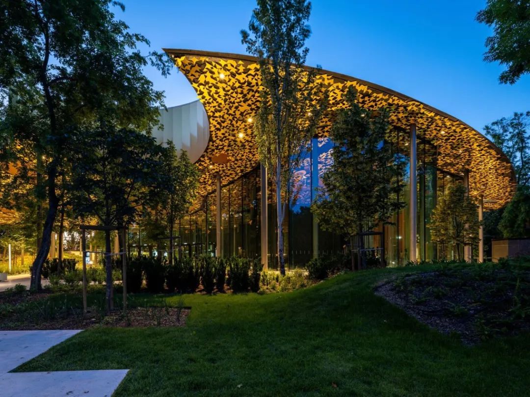 与藤本壮介一起走进金色叶子‘殿堂’，匈牙利音乐之家