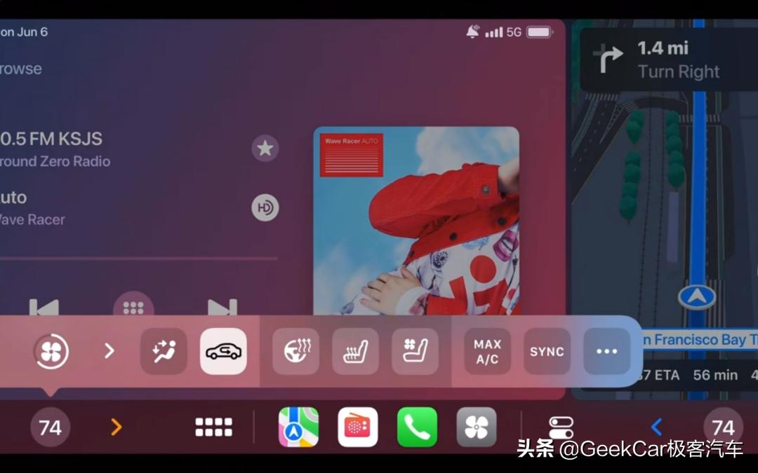 苹果carplay新版实车演示,最新苹果carplay支持哪些车