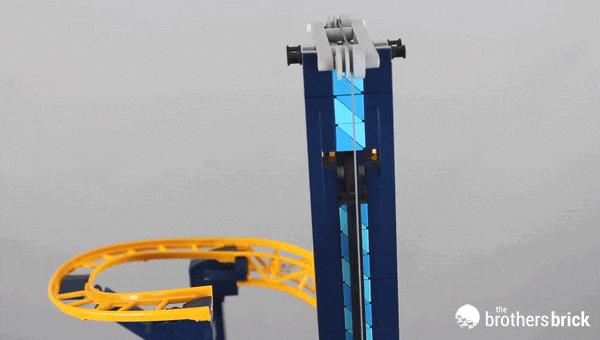 乐高翻滚过山车开箱并拼装,乐高过山车10303开箱