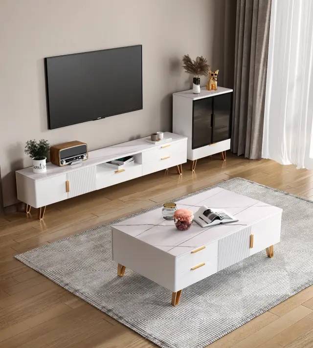 优嘉亿美电视柜这样装，客厅颜值瞬间提升100倍