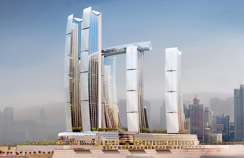 世界首座横向摩天大楼在重庆开建,重庆横向摩天大楼耗资