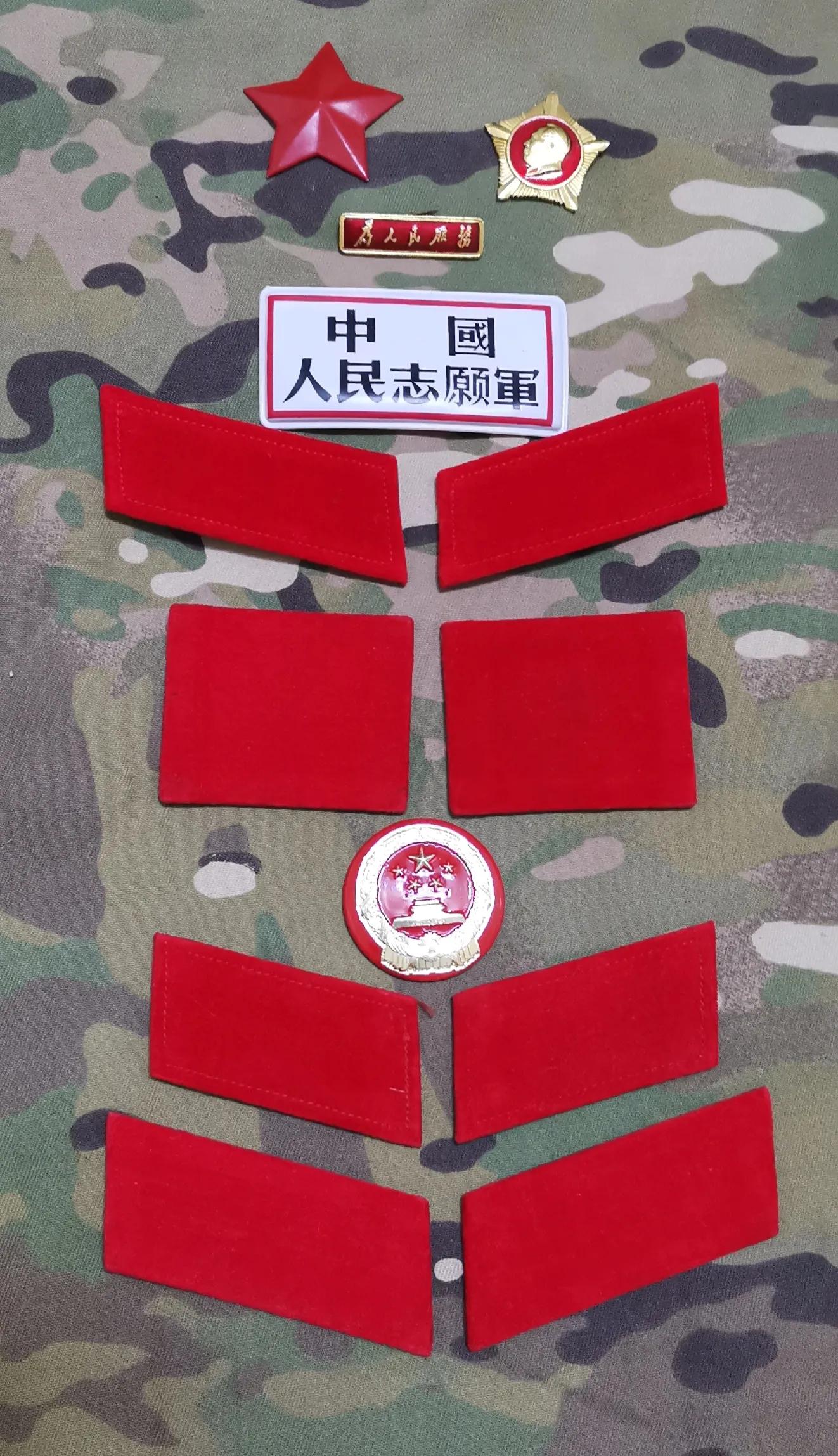 军装经典六五式,退役纪念徽章