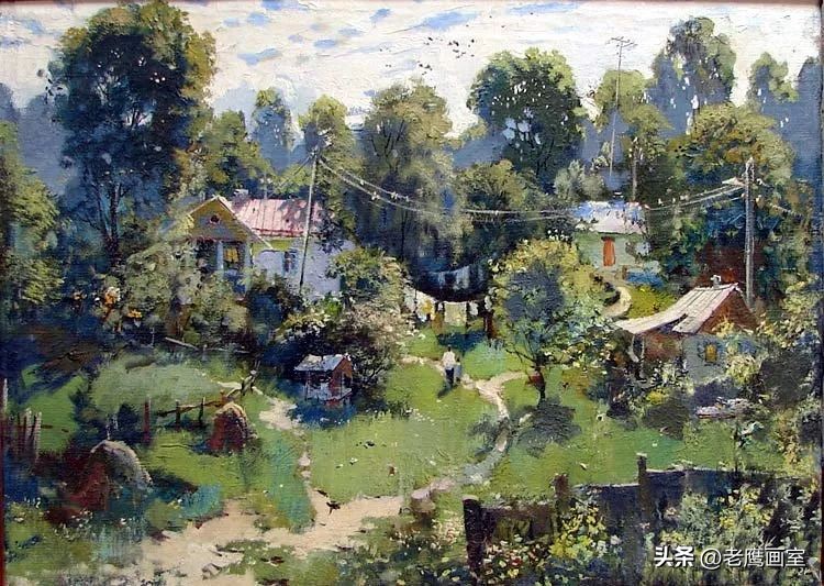 卢卡斯阿纳托尼油画作品赏析,爱尔兰画家的风景油画欣赏