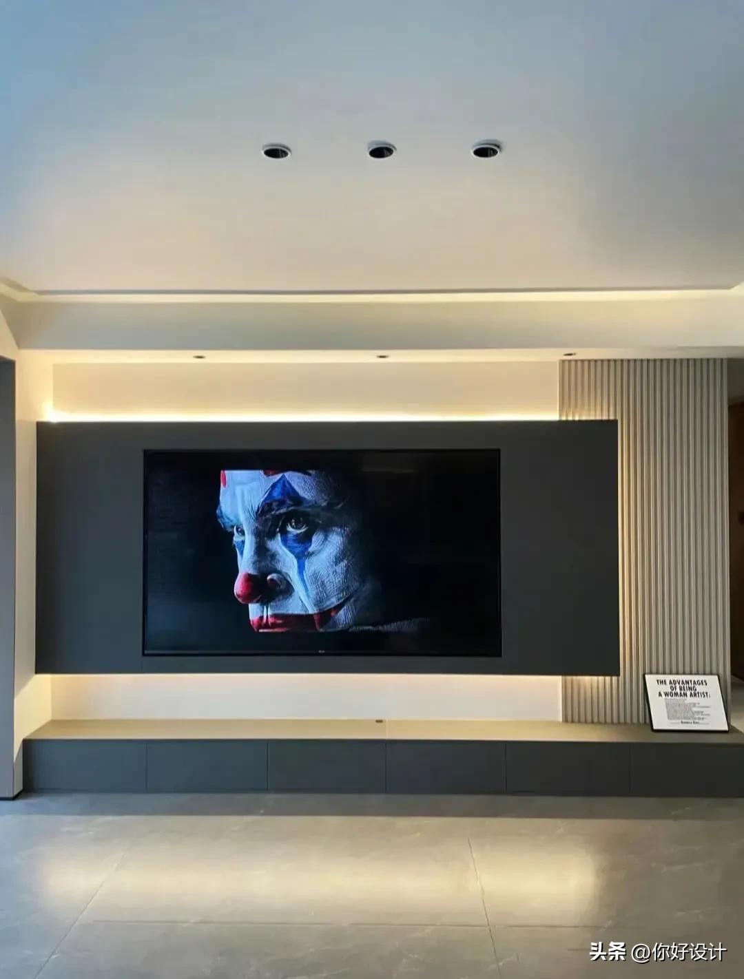 三十款电视背景墙设计,三十平大客厅电视背景墙