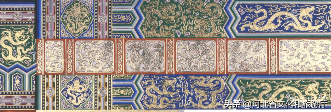 古建筑彩画设计效果图,古建筑彩画所用的颜料