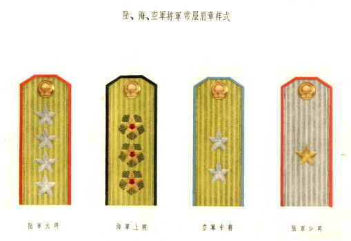 解放军旧肩章军衔图解,最新解放军士兵军衔肩章图解