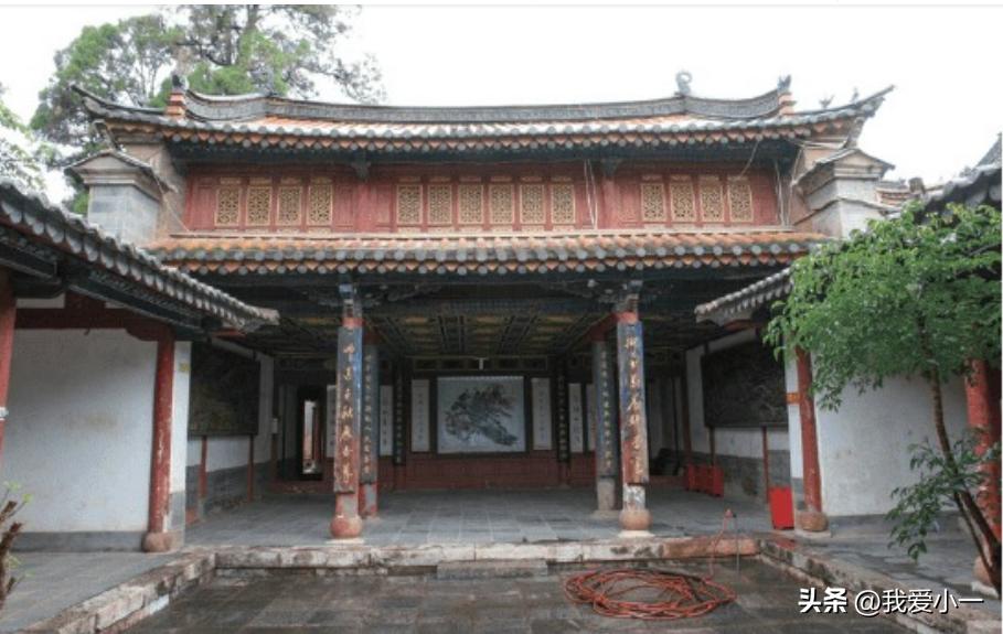 云南昆明古建筑群图,云南省昆明市官渡古镇古建筑