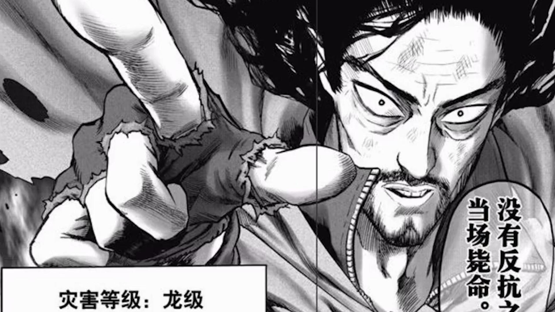 盘点一拳超人中的实力排名,一拳超人重制版193话邦古对战饿狼