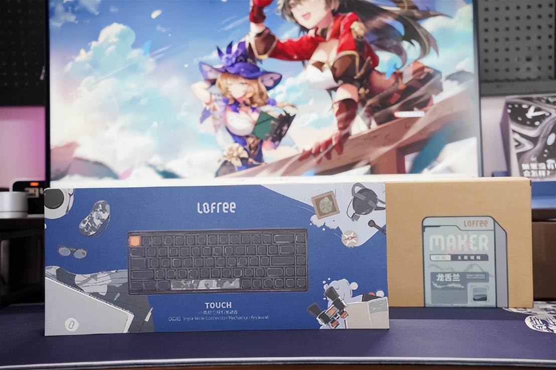 洛斐小翘机械键盘的优缺点,lofree洛斐小翘猫咪键盘红轴测评