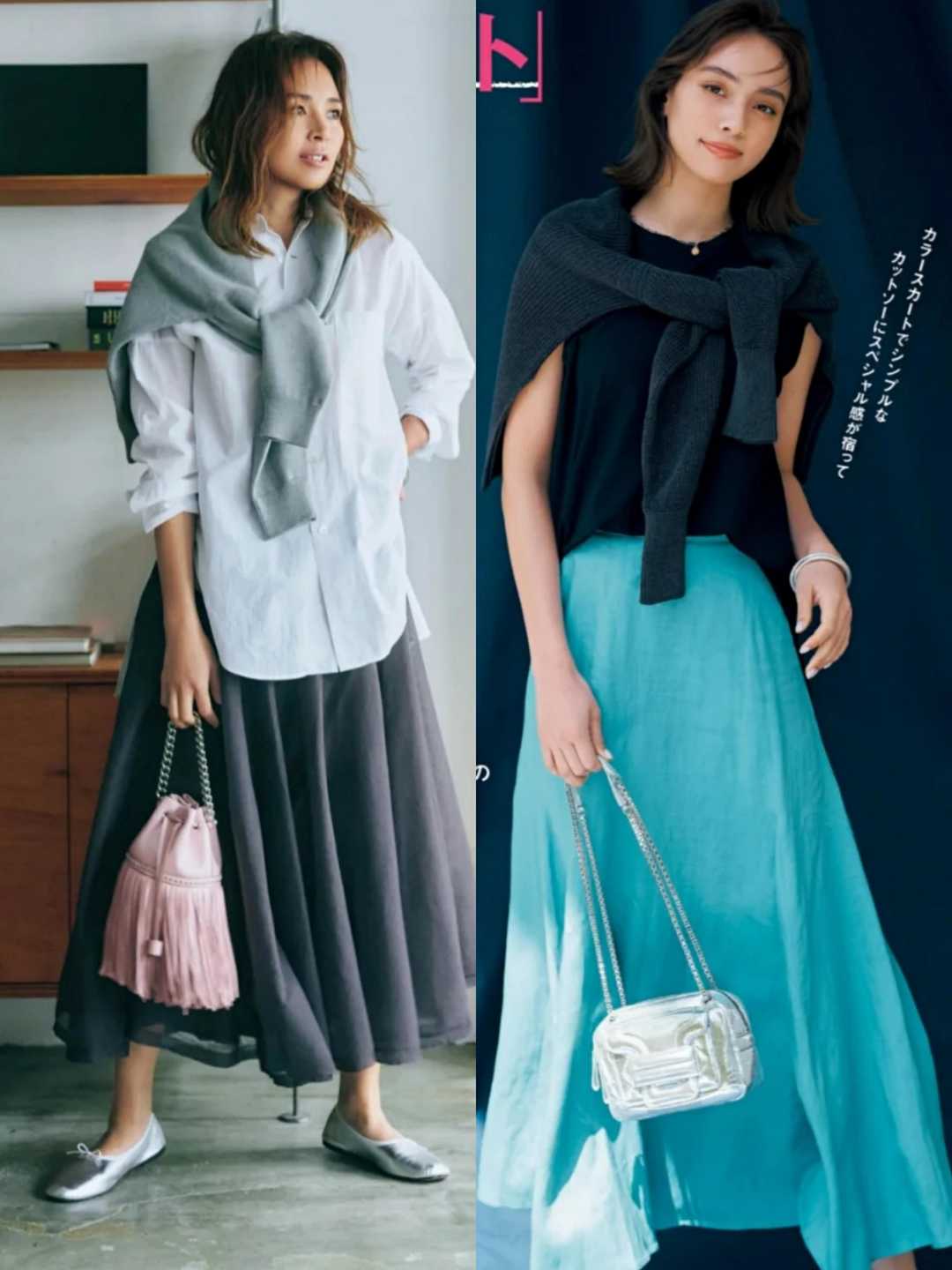 半身裙应该怎么穿才好看,半身裙怎么穿才时髦