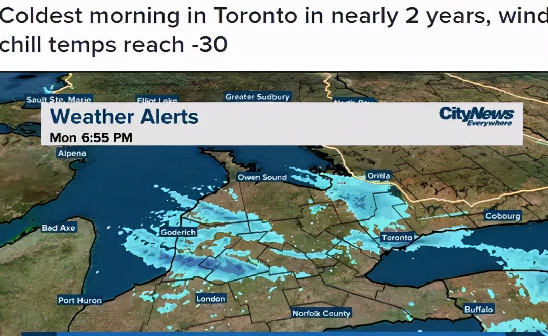 多伦多-20℃喜提2年最低温！今年加拿大天气太迷了