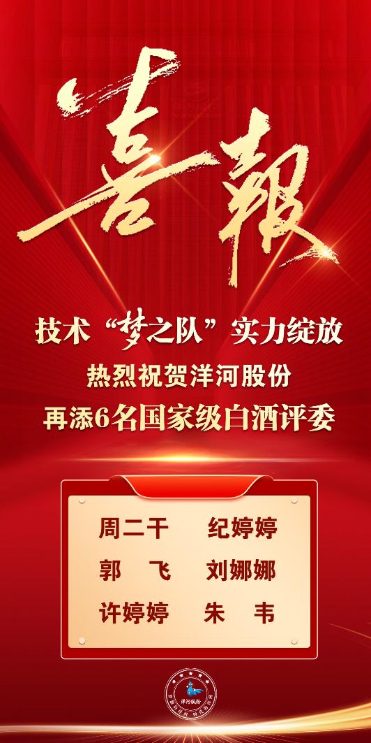 洋河夺得冠亚军,品酒师洋河包揽冠亚军