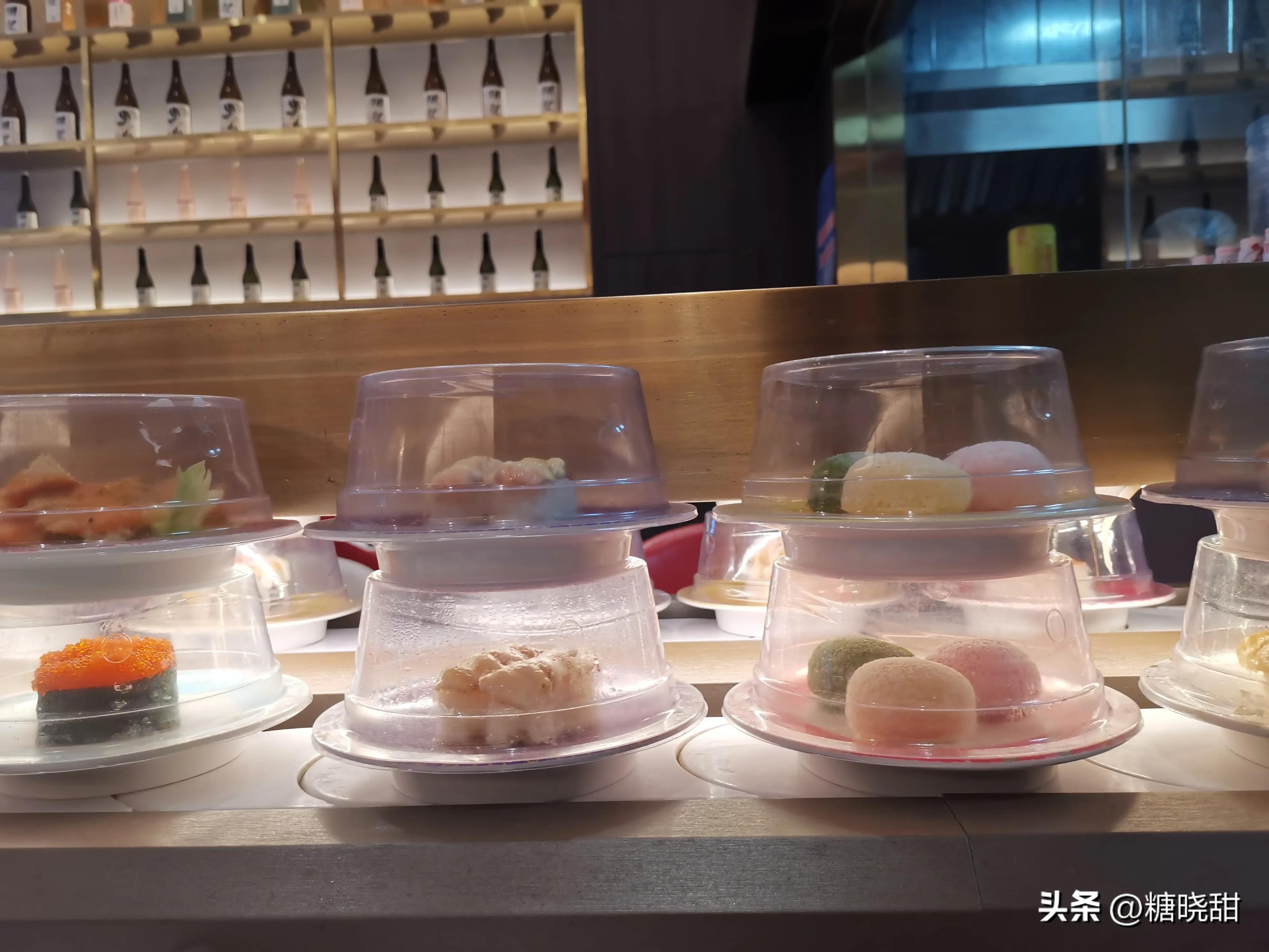 回转寿司探店,美食探店回转寿司