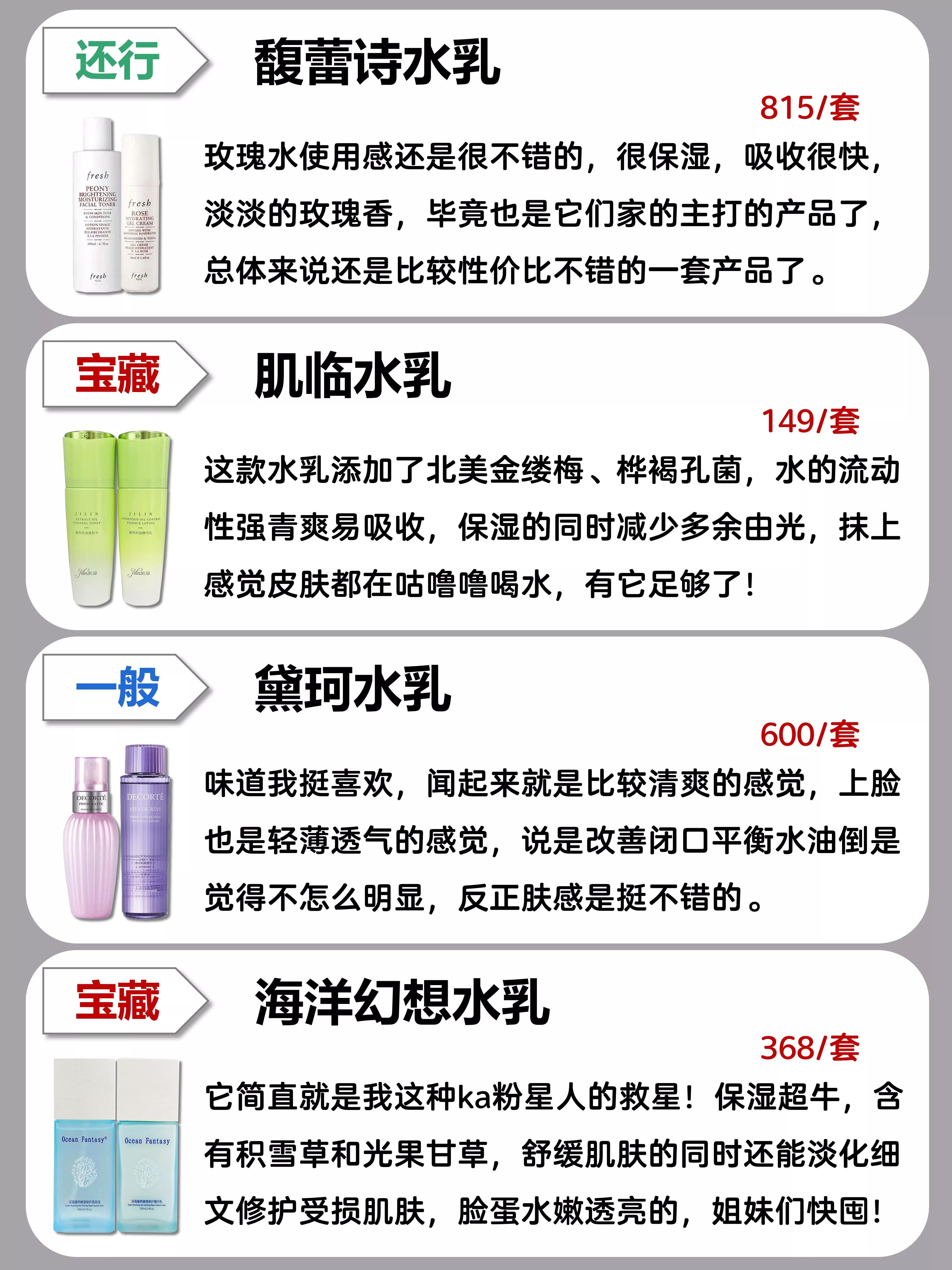 十大公认好用的水乳国货,好用的国货水乳排行榜前十强