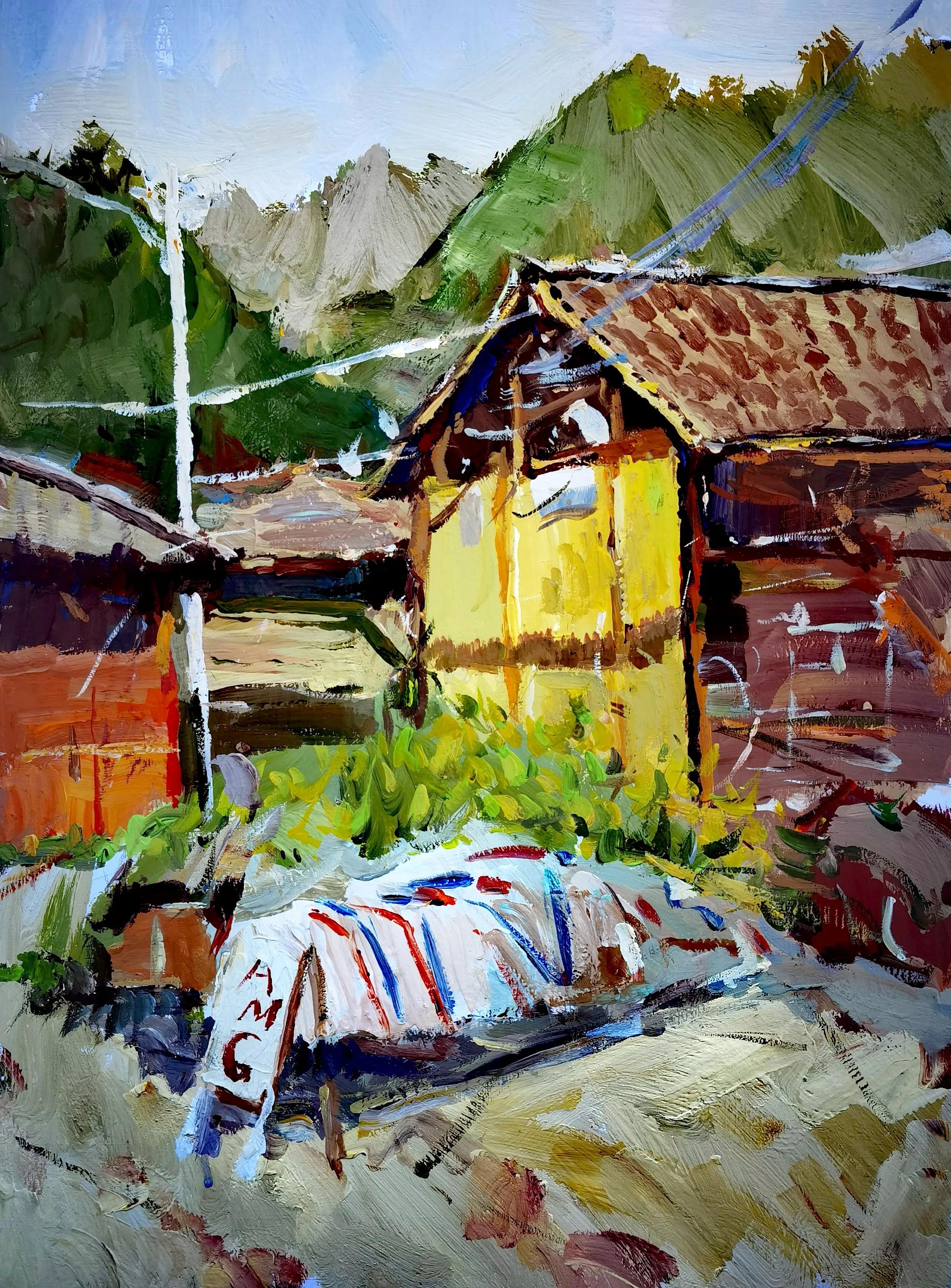 叶县迎国庆书画展,叶县融通实验高中国庆画展