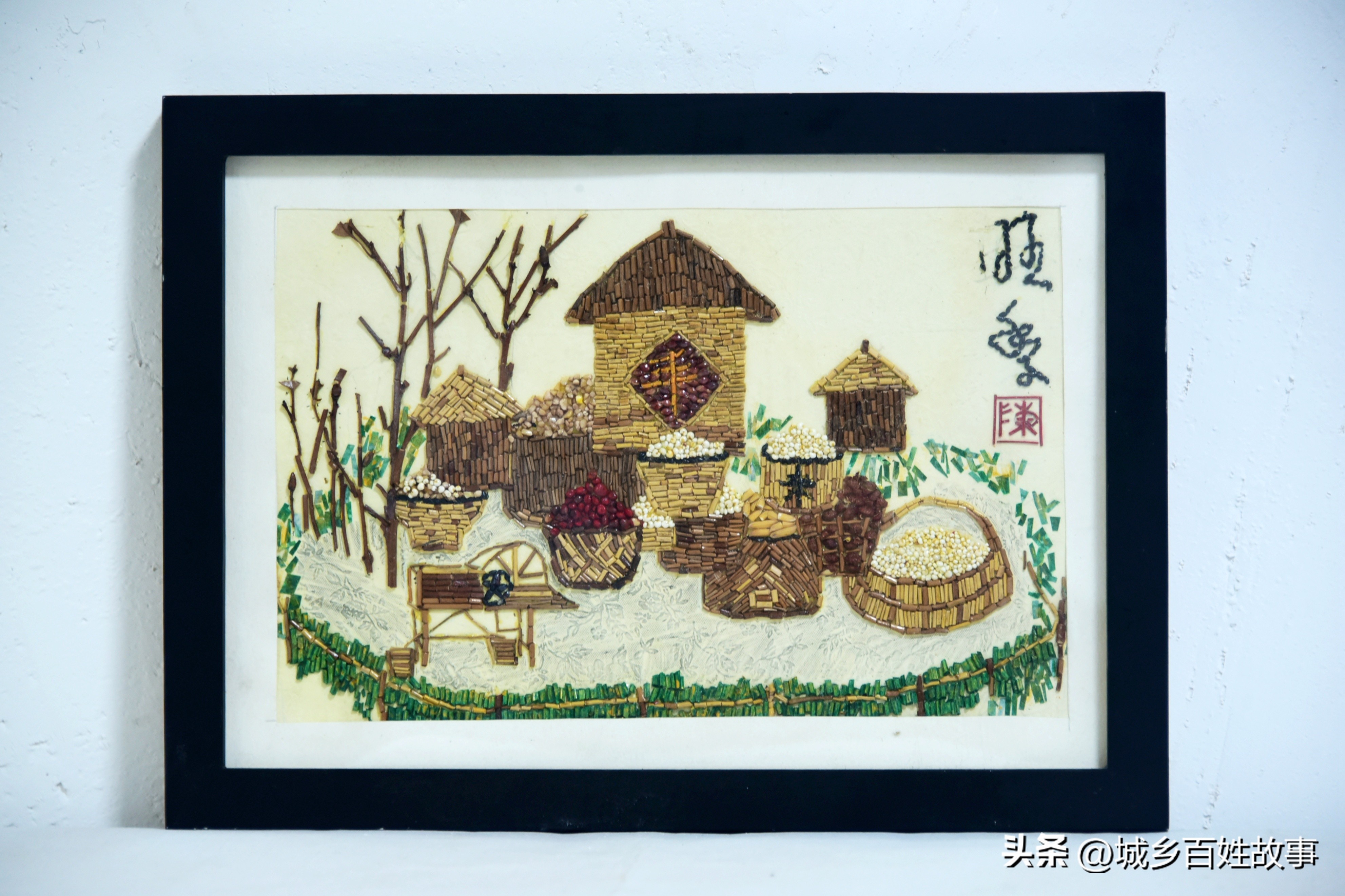 用五谷杂粮做一幅完整的画,怎么用五谷做五谷画