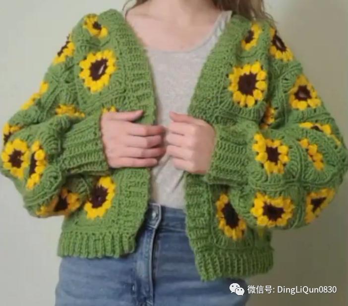 「针织作品」漂亮的祖母格图案夹克2022精品系列