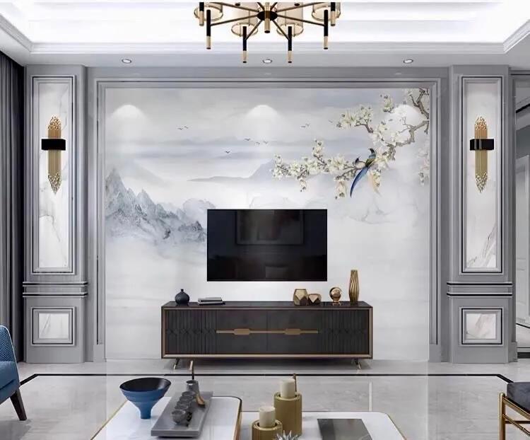 30款客厅背景墙效果图,客厅电视背景墙布