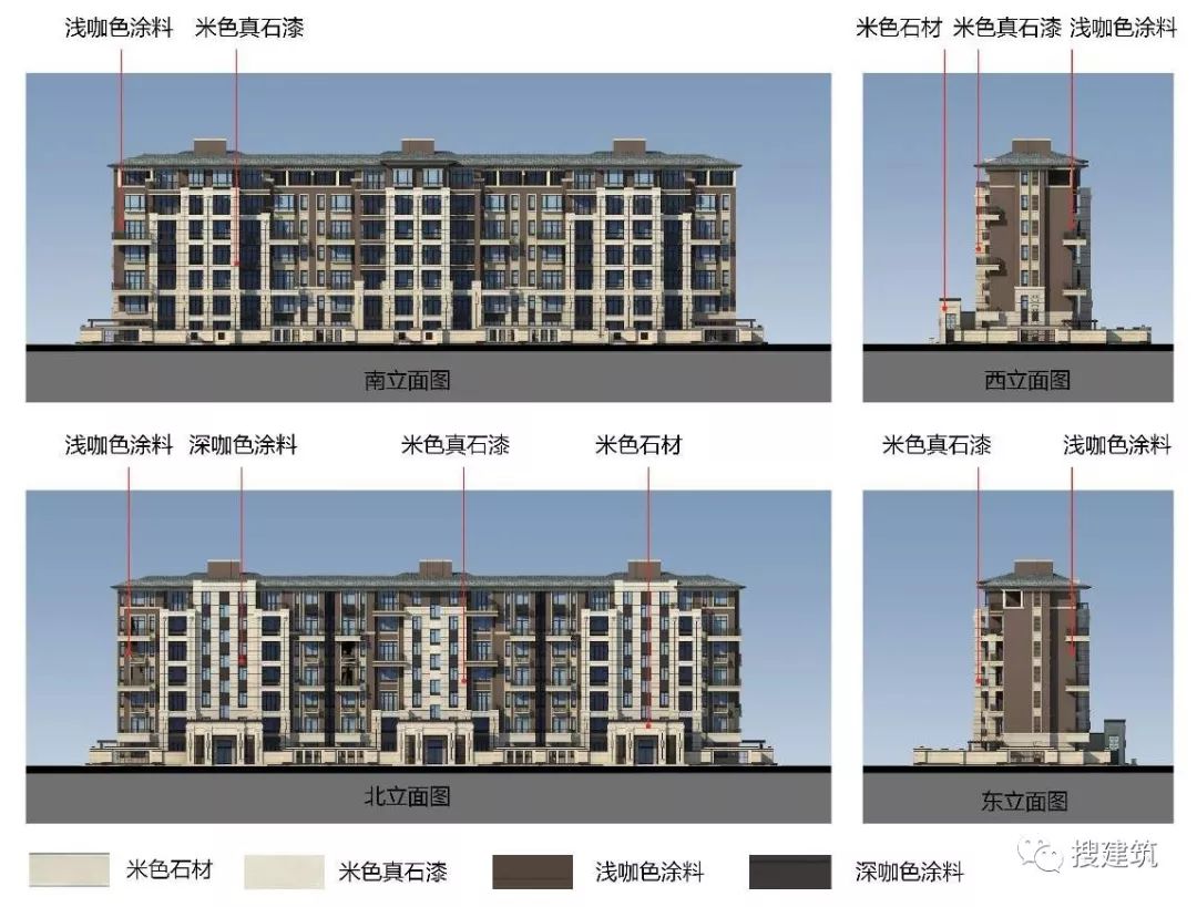 外立面材料造价排名,铝板真石漆外墙效果图