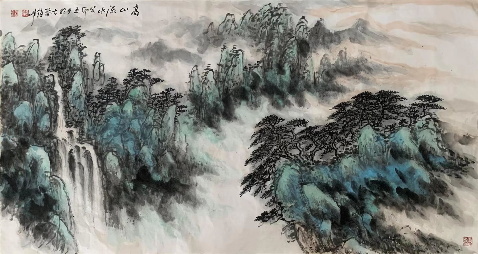 黄宾虹的人物画用笔酣畅,一代宗师黄宾虹山水画