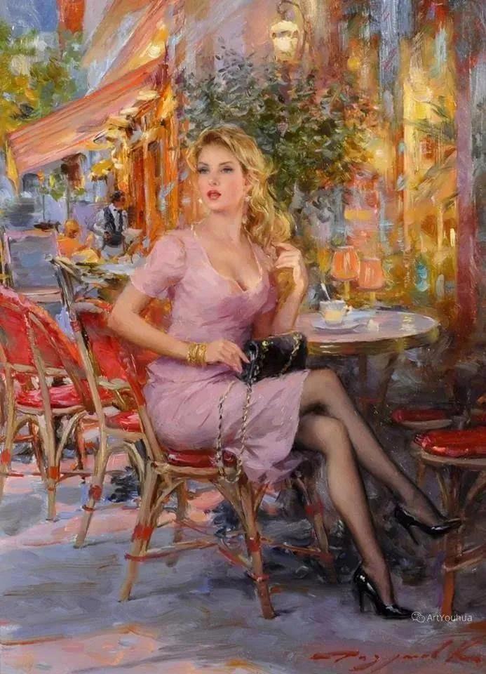 俄罗斯康斯坦丁的油画,康斯坦丁天空之镜油画