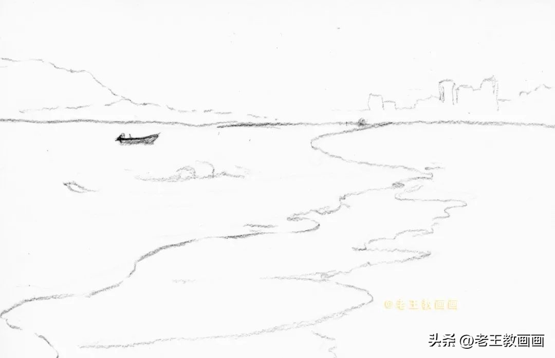 关于夏天的海滩的主题画,夏日海滩风景画