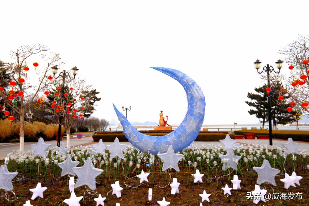 威海夜景灯啥时开,威海大楼亮灯