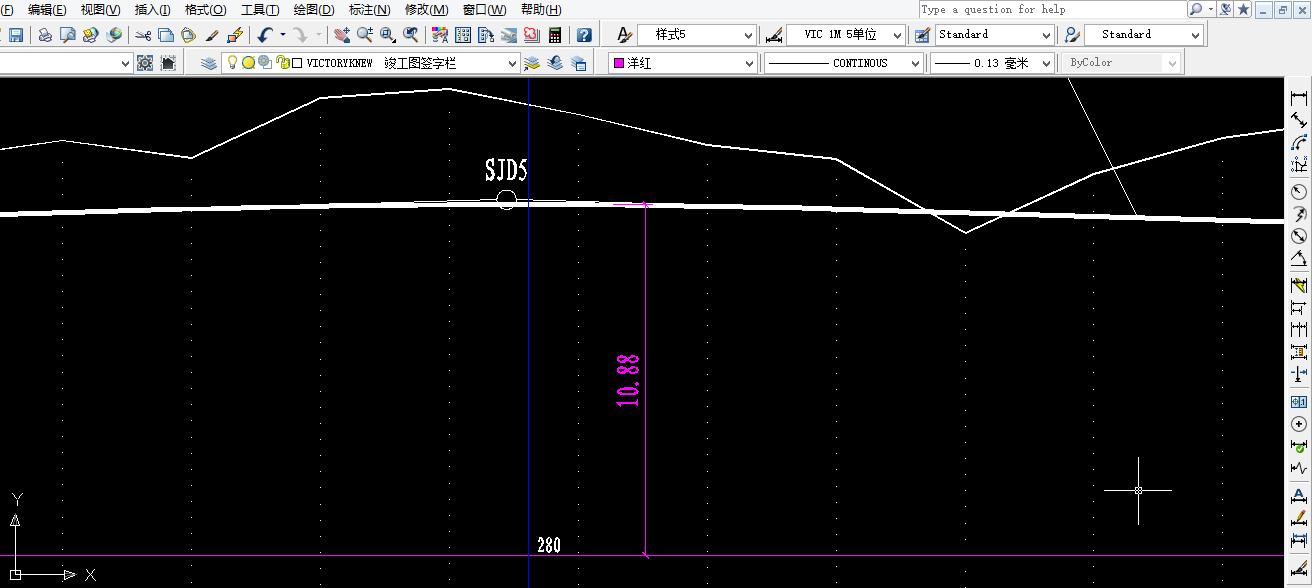 市政井面标高与井底标高的标注,检查井面标高和自然地面标高