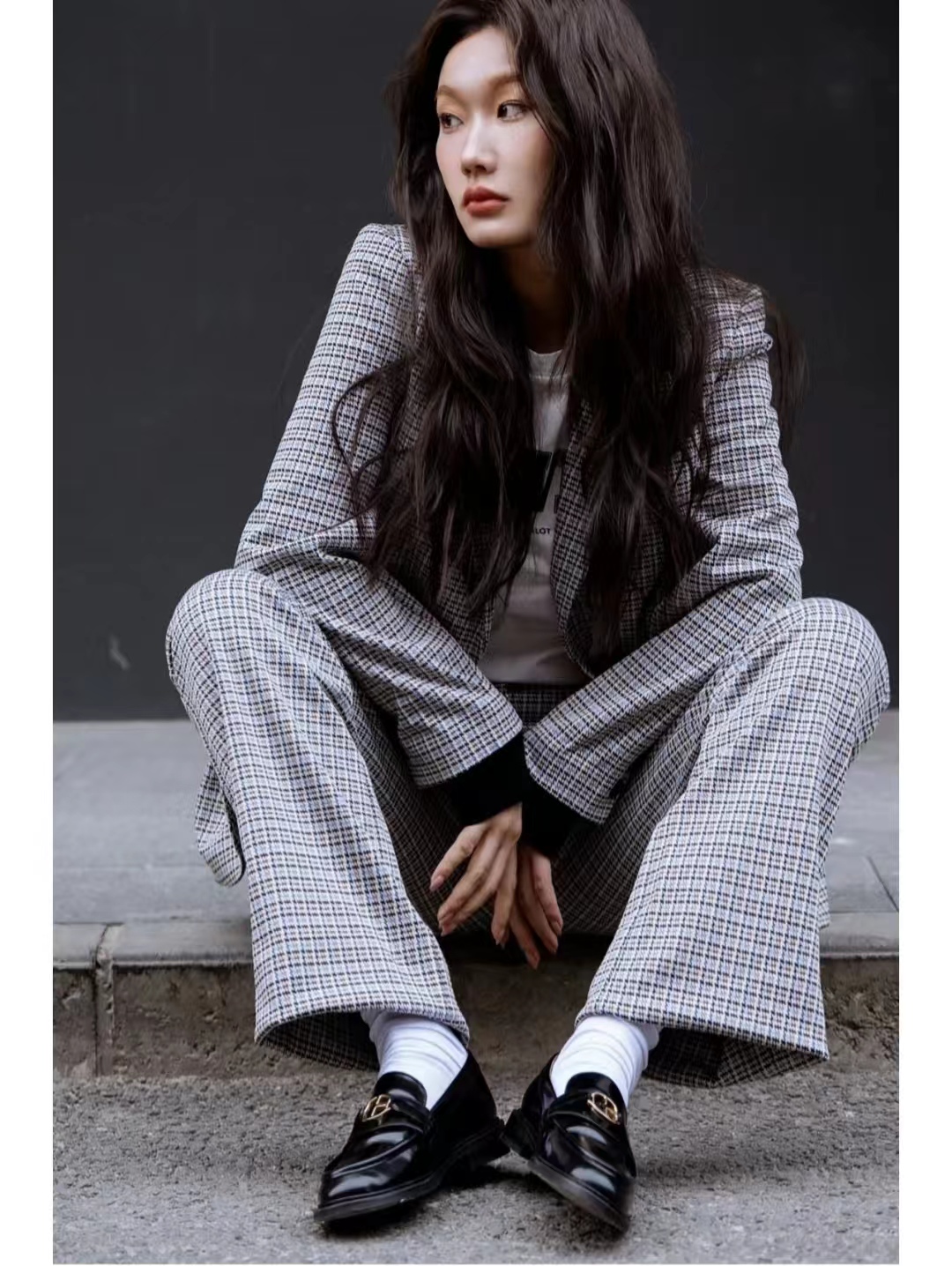 乐福鞋穿搭推荐,乐福鞋的正确穿搭图