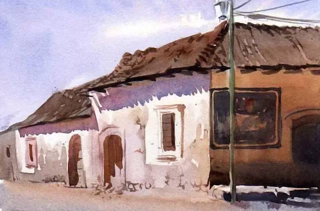 世界顶级水彩画家作品欣赏,世界水彩画大师三巨头的作品欣赏