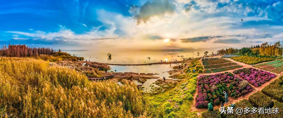 古滇名城滇池风景,云南高原明珠泸沽湖风光