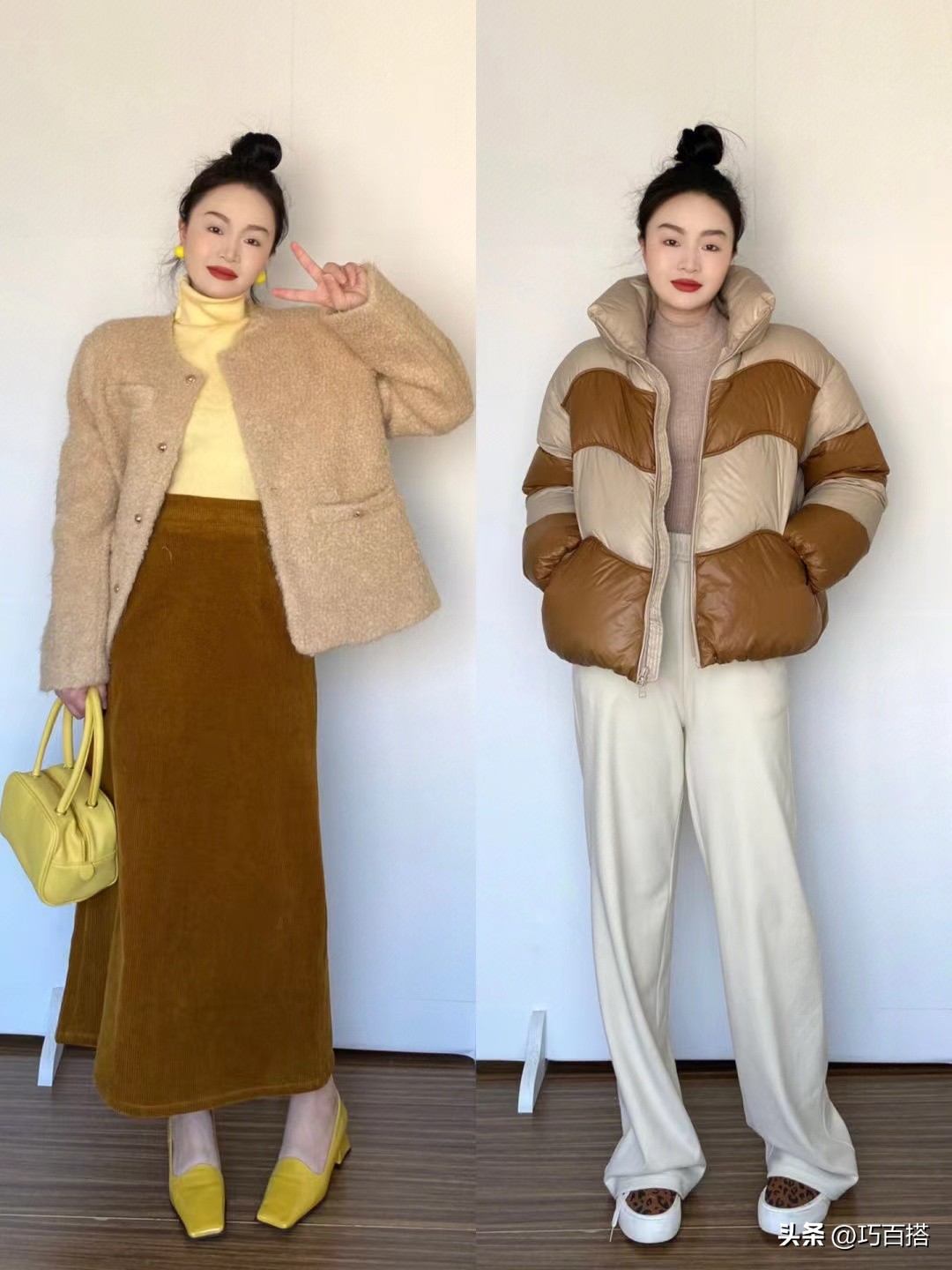 穿腻了黑白灰试试这些色彩搭配,穿衣搭配冬天别再穿黑白灰了