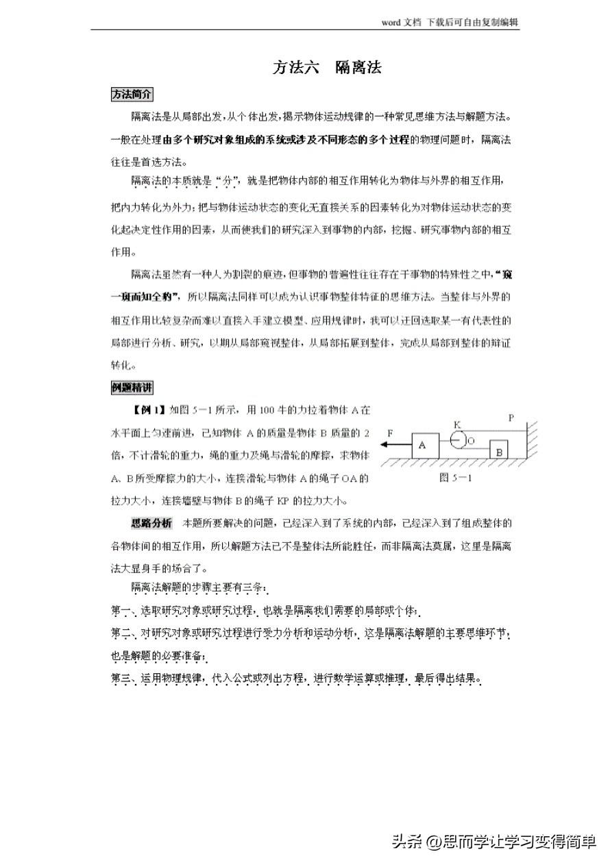 初中物理解题方法大全及技巧,初中物理解题技巧大全及解析