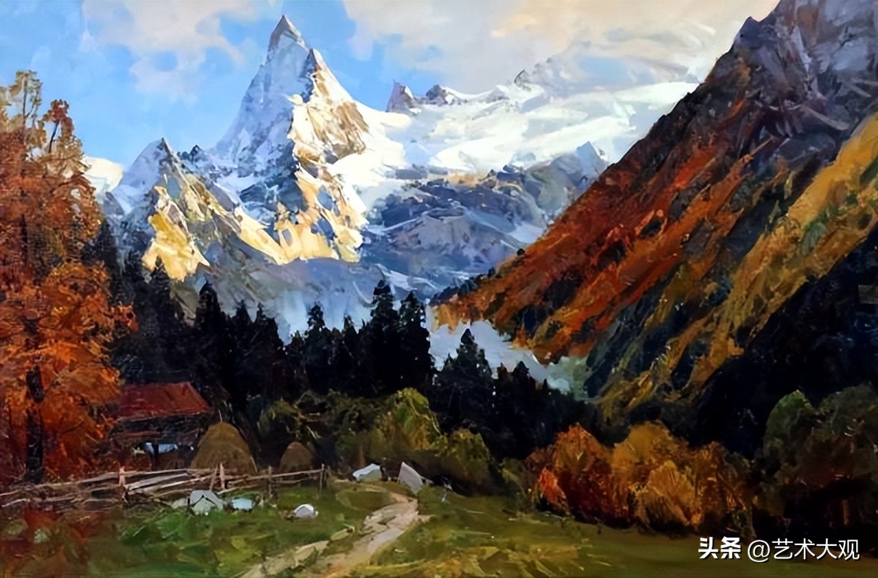 俄罗斯亚历山大巴比奇油画视频,亚历山大巴比奇写生视频全集