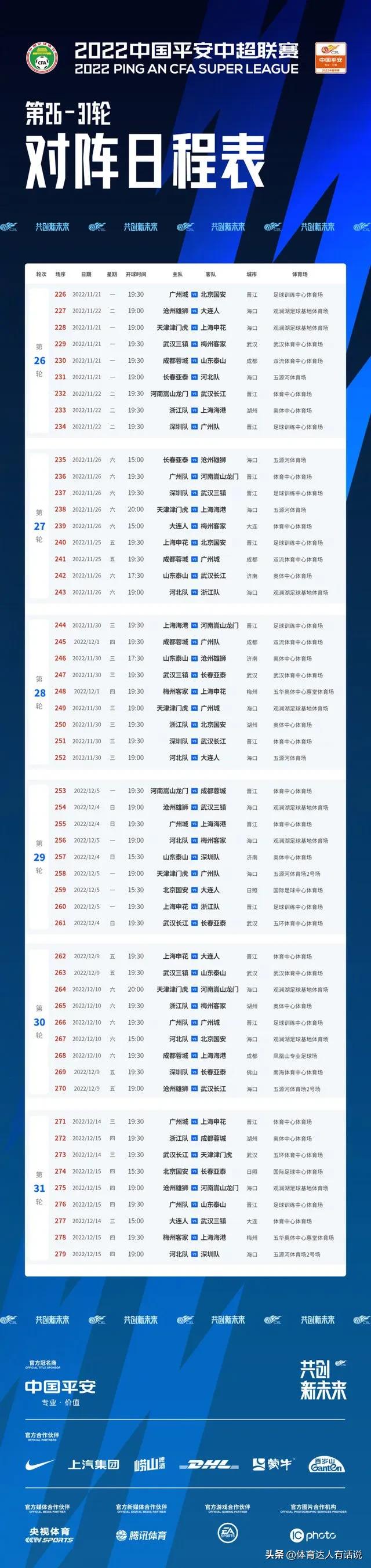 中超山东泰山赛程调整,中超今日赛程山东泰山