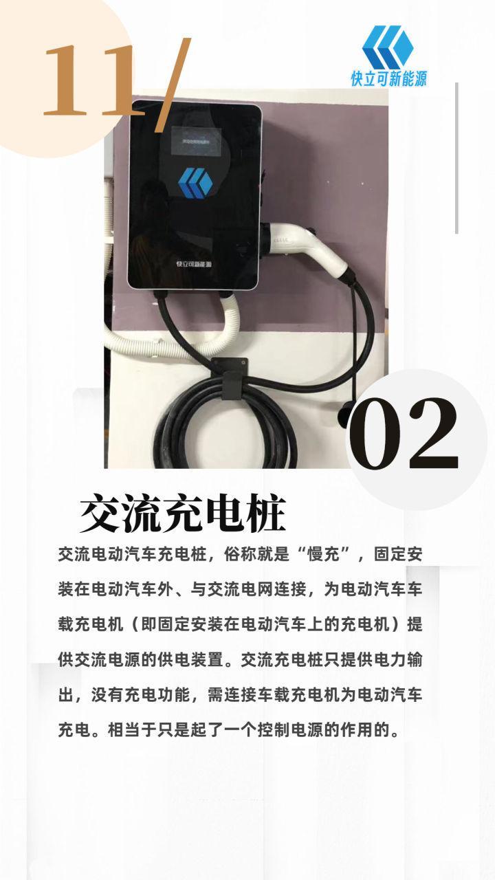 直流充电桩和交流充电桩枪的区别,新能源直流充电桩是什么样的