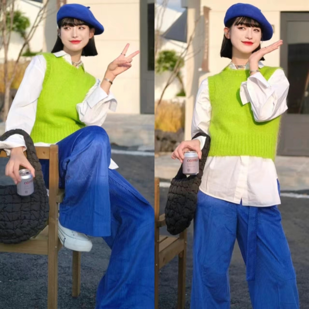 绿色衣服搭配什么颜色好看效果图,绿色最经典的三种颜色搭配