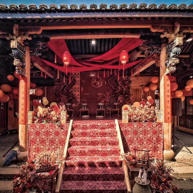 中式传统婚礼设计,传统婚礼策划布置现场