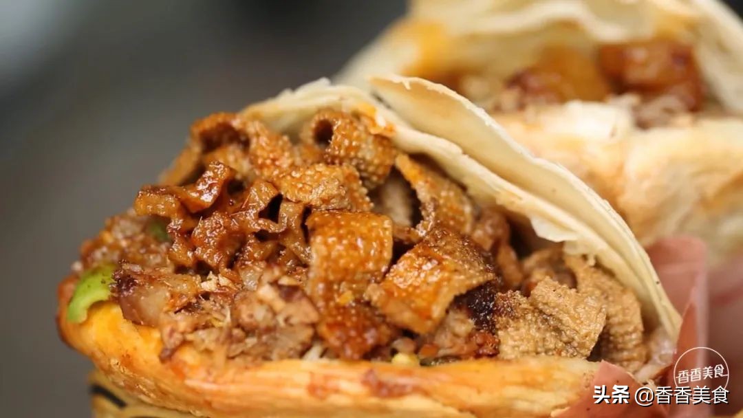 路边小摊豪横的一天,街边档口最火爆的小吃