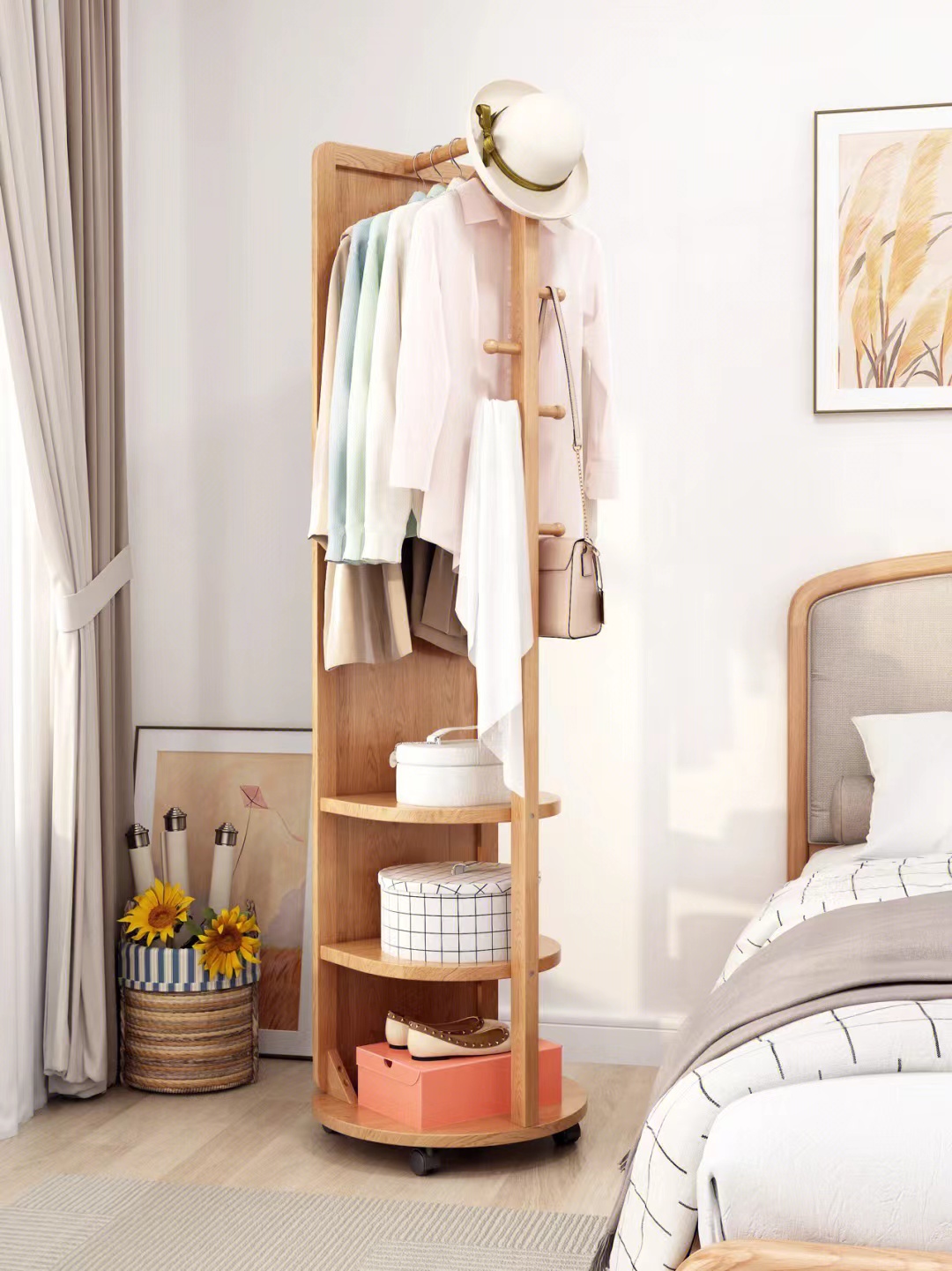 穿衣镜衣架一体小户型,小户型客厅带穿衣镜衣架