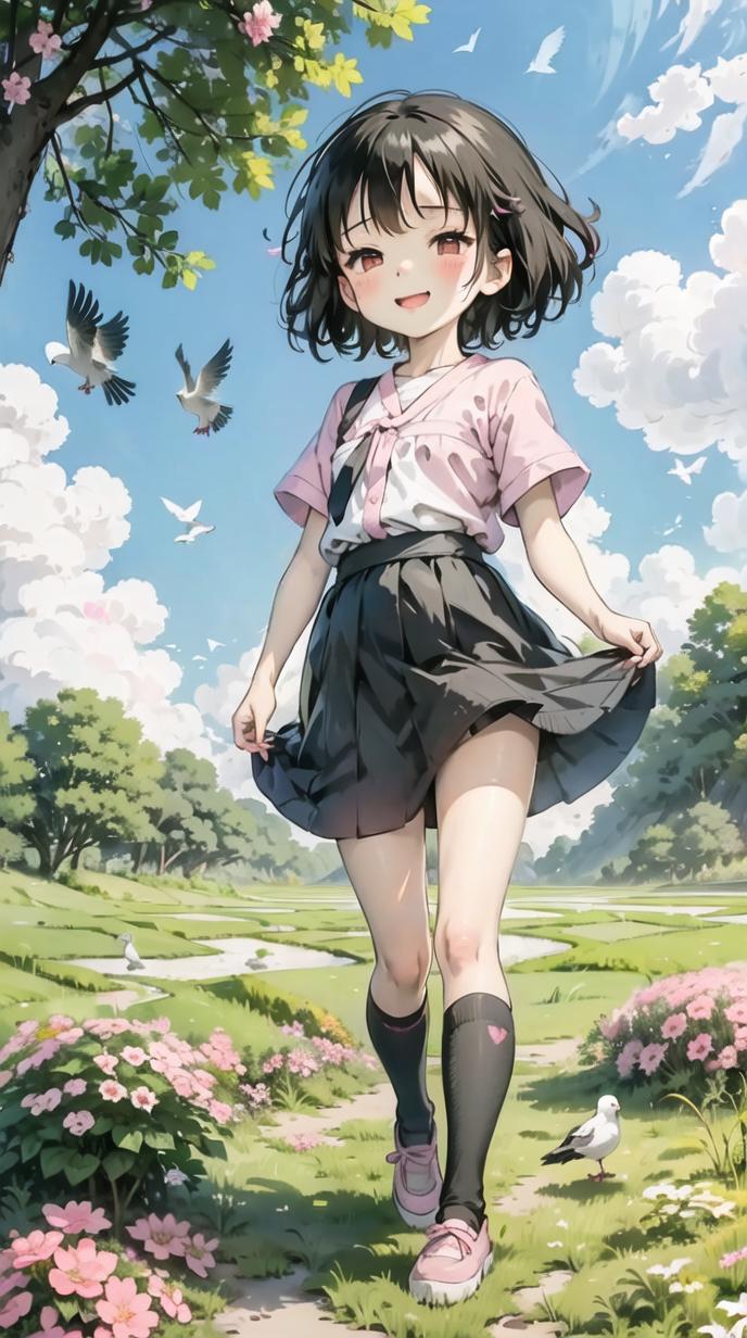 二次ai元少女壁纸,超清ai二次元壁纸