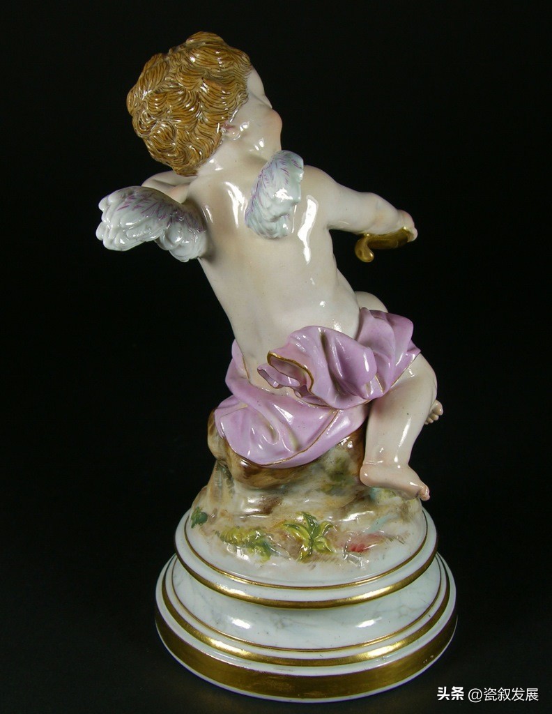 欧洲瓷器之祖-梅森Meissen制瓷厂-爱神丘比特“爱”主题瓷塑（1）