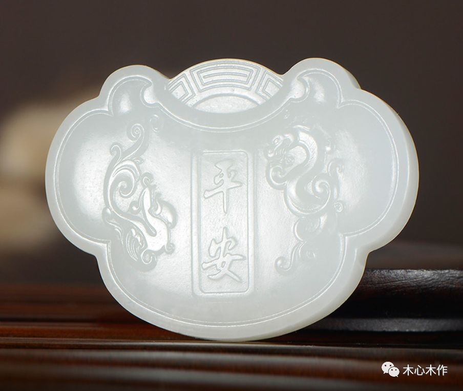 木雕长命锁可以嵌阴阳鱼吗,雕刻长命锁图片大全