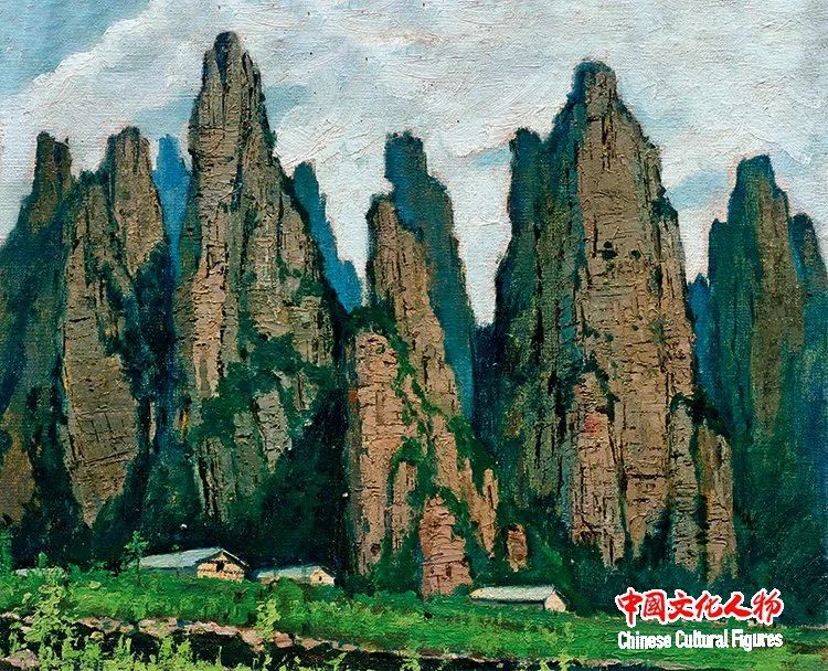 韩玉臣太行山写生油画水平,韩玉臣美术展