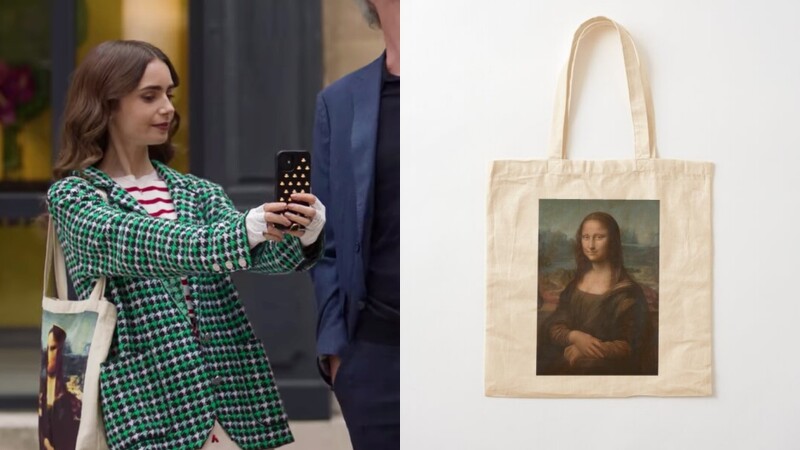 《艾蜜莉在巴黎2》Emily爱包盘点粉橘编织呼应渡假轻松氛围