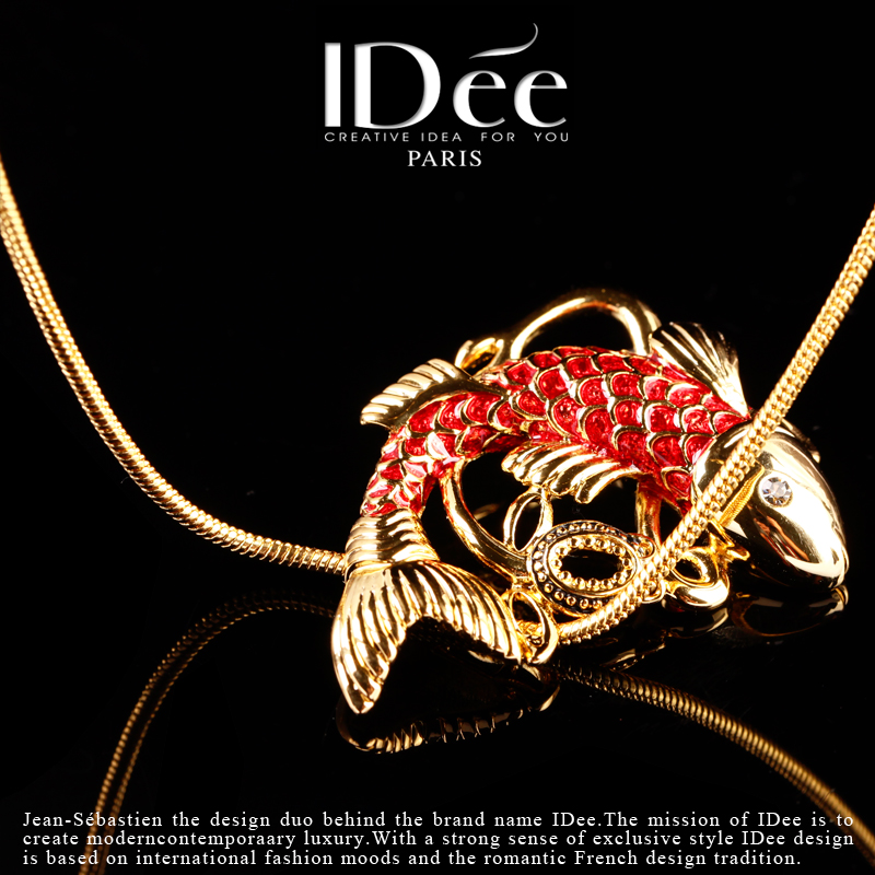 春夏时尚珐琅项链,珐琅彩项链女款