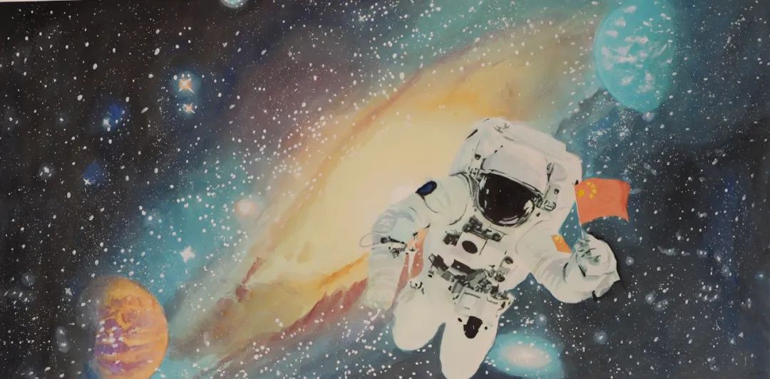 文心墨韵写春秋丹青妙笔绘风流『品味“大美航天”美术书法展』（2）