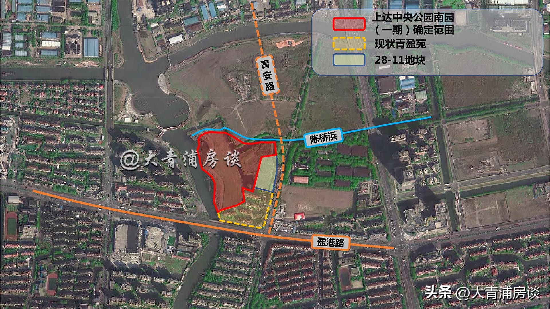 青浦上达河中央公园南园,上达河中央公园南园